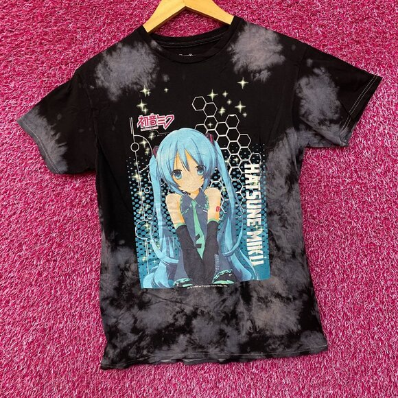 Hatsune Miku The Virtual Idol Chibi Style Anime Bleach Dye Small - Picture 3 of 4